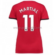 Manchester United maillot de foot femme 2017-18 Martial 11 maillot domicile..